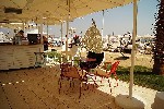 Albánie, Durrës, Drač - Palace Hotel & Spa - bar u pláže