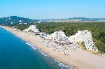 Letecký pohled (hotel Mura Beach vpravo)