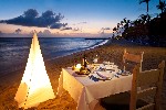 Romantická večeře na pláži