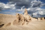 Obří hrad z písku v Lappeenranta