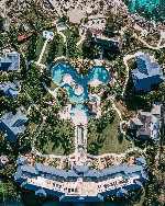 Letecký pohled na hotel 