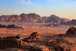 Poušť u Wadi Rum