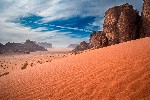 Poušť u Wadi Rum