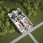 Sun villa - půdorys