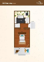 Sunset beach villa půdorys