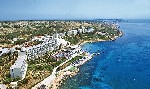 Malta, Ostrov Malta, Mellieha - MELLIEHA BAY RESORT - letecký pohled