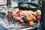 Grilované mořské plody a maso
