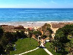 Portugalsko, Algarve - Alfamar Beach and Sport Resort - zahrada s pláží