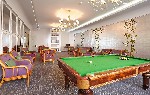 Společenská místnost s biliárem