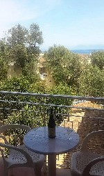 Řecko, Korfu, Mesongi a Moraitika - PANTHEON HALL - Výhled z balkónu