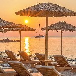 Západ slunce na pláži