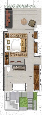 Suite, Open plan, Venkovní jacuzzi