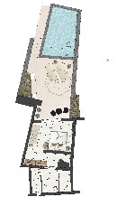 Bungalow, výhled moře, bazén