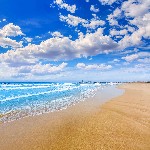 Pláž laguny Mar Menor