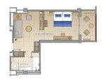 Plánek pokoje Junior suite