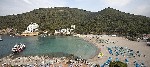 Španělsko, Ibiza, Cala Llonga - Sirenis Cala Llonga Resort - Pohled na pláž