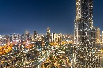 Večerní panoramata Dubaje