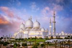 Mešita Sheikh Zayed při západu slunce