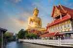 Chrám Wat Paknam Phasi Charoen Bangkok