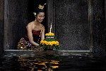 Loy krathong festival Thailand