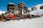 Francie, Savoie - Espace Killy, Tignes - RESIDENCE ODALYS ROND POINT DES PISTES - zima