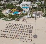 pohled na areál z letadla