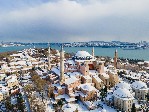 Hagia Sophia Mosquev zimě
