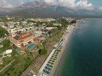Turecko, Turecká riviéra, Kemer - VALERI BEACH - pohled na hotel a hory v pozadí