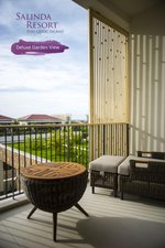 Pokoj deluxe s výhledem do zahrady - balkon