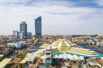 Central Phnom Penh City in Cambodia