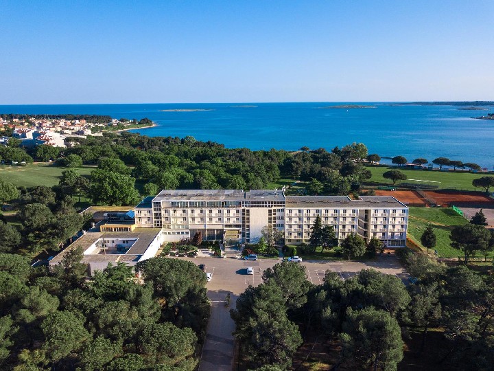 Letecký pohled na hotel a okoí