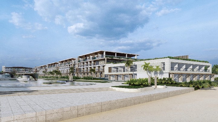 Budova hotelu - vizualizace