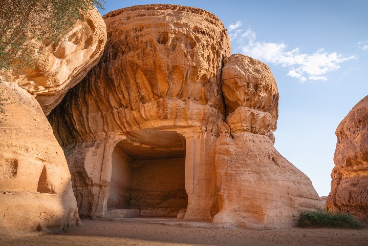 AlUla, Medina, pískovcové hroby, Saudská Arábie