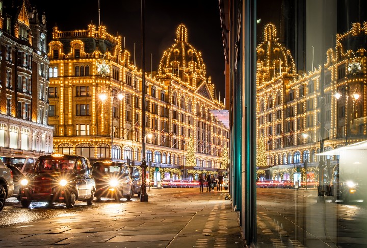 Vánoční Kensington, Londýn