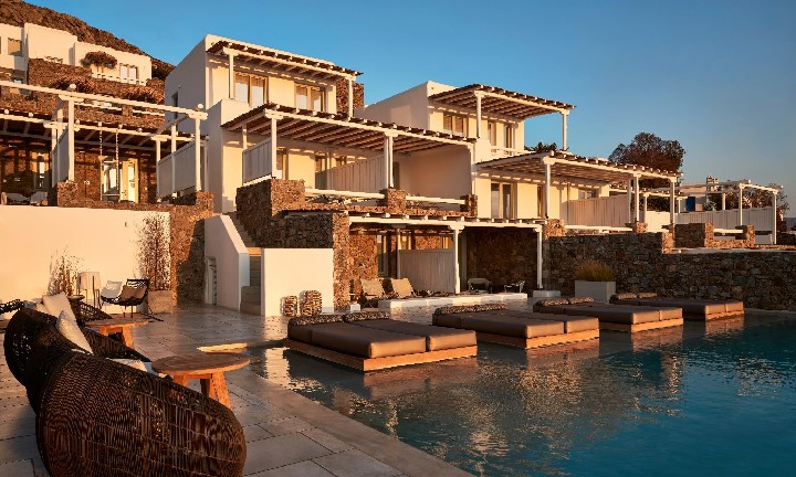 (Řecko, Mykonos, Kalo Livadi) - MYKONOS BLISS - COZY SUITES