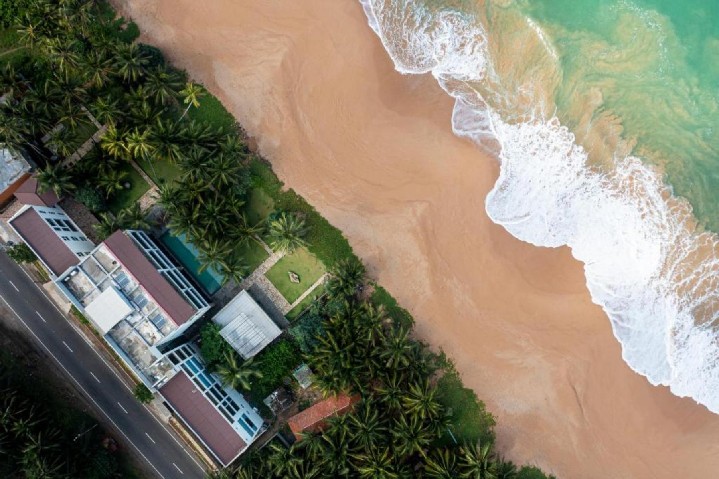 Hotel - letecký pohled