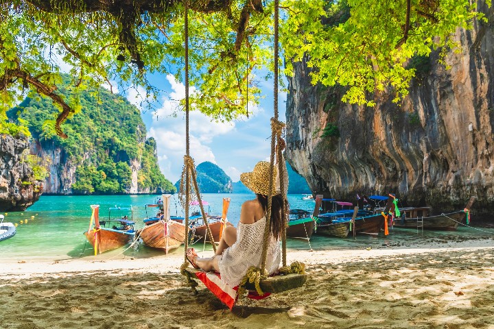 Pláž Lao Lading na ostrově Krabi